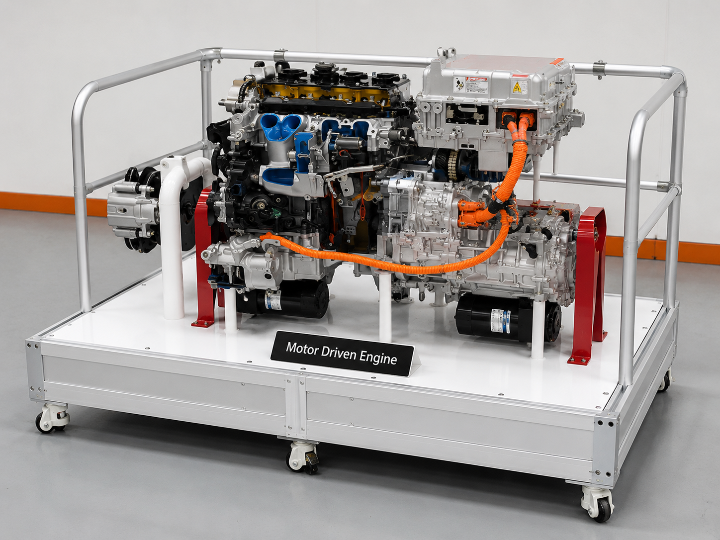 Automotive engine and vehicle systems training rig