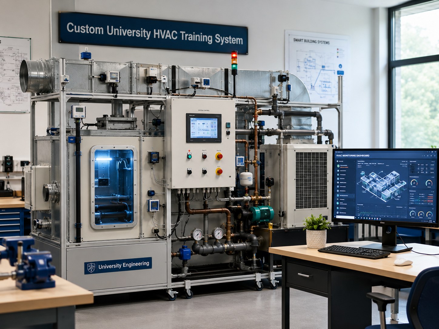 HVAC and smart building training laboratory