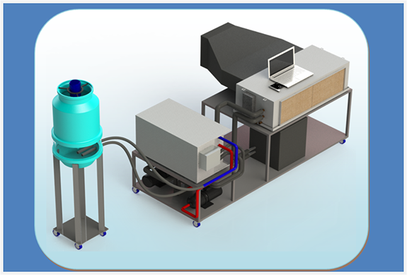 Water-cooled HVAC training system
